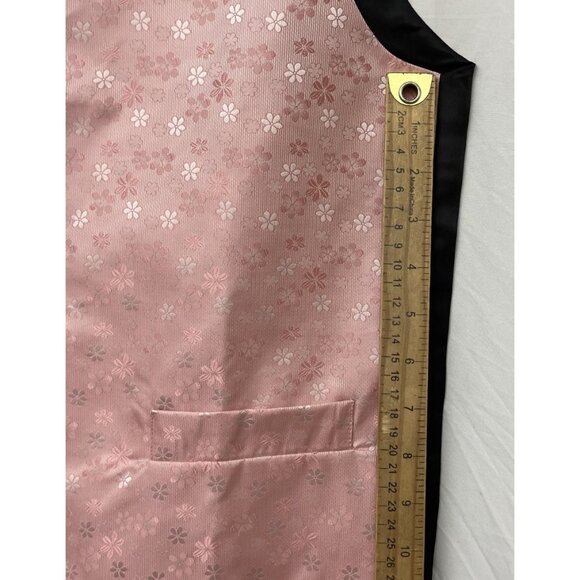 Barry Wang Men’s Victorian floral Vest – Pink & Black – Size S – NWT - Picture 9 of 12